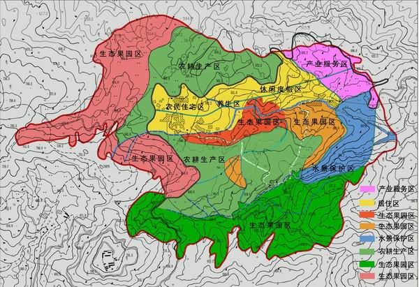 山东莱芜雪野大罗圈村规划设计